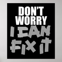 Duct Tape $24.95 Funny Duct Tape Posters
