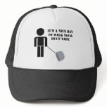 Duct Tape Humor Walk Your Duct Tape Mesh Hat