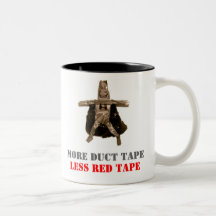 Duct Tape Man Coffee Mugs