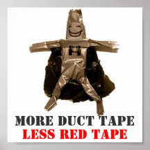 Duct Tape Man Poster