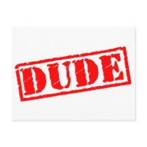 Dude Stamp