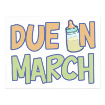 Due In March Postcards