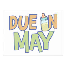 Due In May Post Card