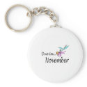 Due In November (Baby/Stork) keychains
