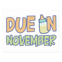 Due In November Post Cards
