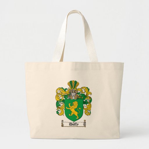 DUFFY FAMILY CREST -  DUFFY COAT OF ARMS TOTE BAGS
