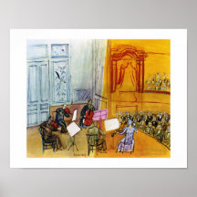 DUFY THE QUINTET WITH RED CELLO 11x14 Print