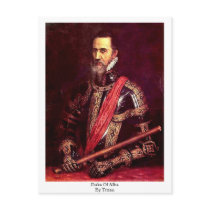 Duke Of Alba By Titian Postcard
