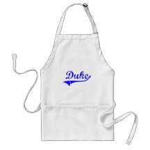 Duke Surname Classic Style Aprons
