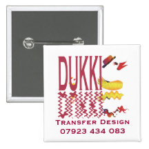 Dukki Badge Pinback Button