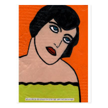 Dull postcard