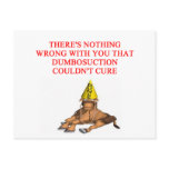 DUMB insult Postcard