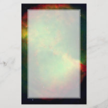 Dumbbell Nebula Space Green Flyers