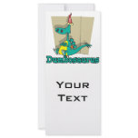 Dumbosaurus Dino Cartoon Rack Card Design