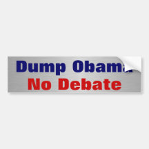 Dump Obama Bumper Stickers