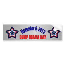 Dump Obama Day Bumper Sticker