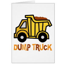 Dump Truck Card
