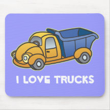 Dump Truck Kids Art Mouse Mats