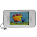 Dump truck of love hauling hearts fun unique art iPhone speakers