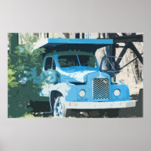 dump truck poster