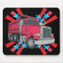 Dump Truck Stars Mouse Mat