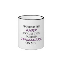 DUMPED THE AARP COFFEE MUG