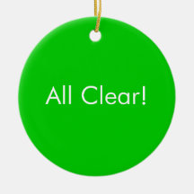 Dumping in Progress / All Clear Bathroom door Sign Ornaments