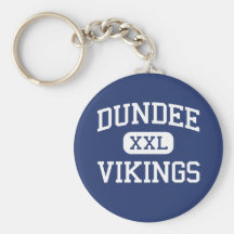 Dundee - Vikings - High School - Dundee Michigan Keychains