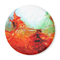 Dune Art - Original Abstract Art Decorative Modern Refrigerator Magnets