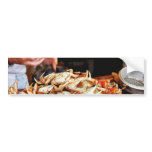 Dungeness Crab At Fishermans Wharf In San Francisc bumper stickers