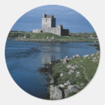 Dunguire Castle, near Galway, Ireland Round Stickers
