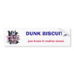 Dunk Biscuits Bumper Sticker