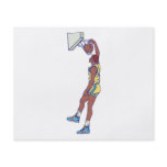 dunking basketball player graphic personalised flyer