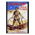 Dunlop Cycle Tyres Greeting Cards