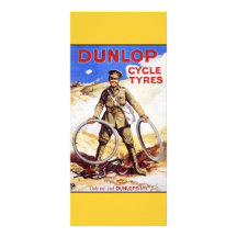 Dunlop Cycle Tyres Customized Rack Card