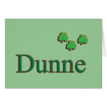 Dunne Family Card