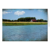 Dupas Island in Quebec, Canada Card