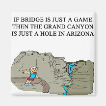 duplicate bridge game player fridge magnets