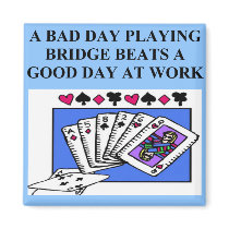 duplicate bridge player design refrigerator magnets