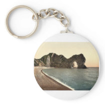 Durdle Door, Lulworth, England classic Photochrom Key Chain