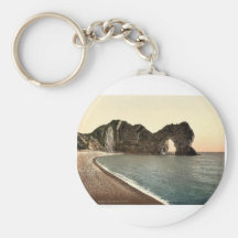 Durdle Door, Lulworth, England classic Photochrom Key Chain