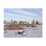 Durgerdam in the Netherlands in winter Postcards