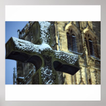 Durham Cathedral Cross Print