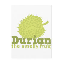 Durian the smelly fruit postcard