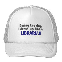 During The Day I Dress Up Like A Librarian Mesh Hat