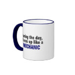 During The Day I Dress Up Like A Mechanic mugs