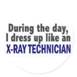 During The Day I Dress Up Like An X-Ray Technician stickers