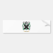 Durkin Coat of Arms Bumper Sticker