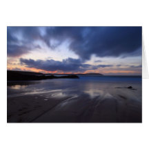 Dusk at Trevone Bay Cards