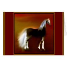 "Dusk" ~ Burgundy Greeting Card (blank)